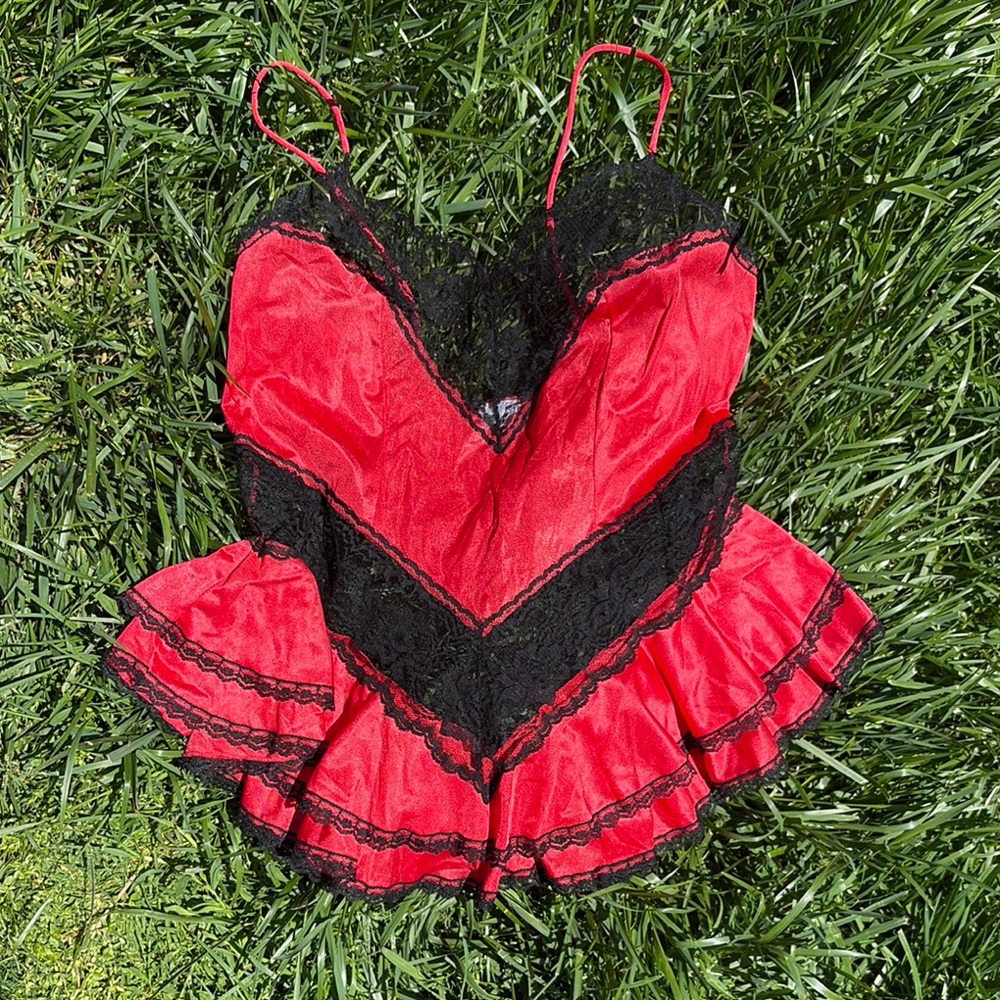 90’s era Lace and Nylon Camisole